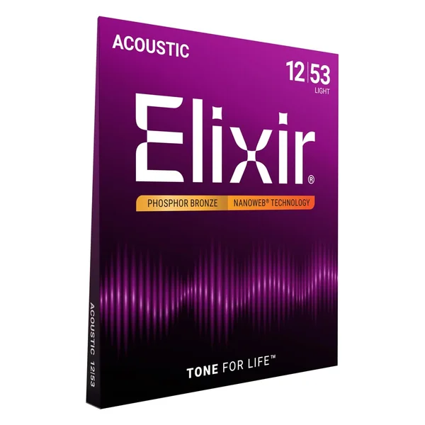 Elixir Nanoweb bronze phosphoreux Light 12-53