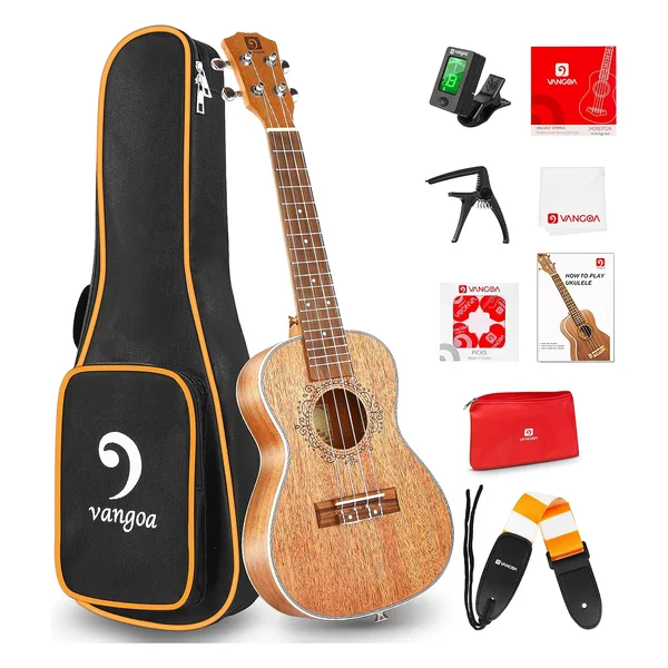 Vangoa ukulélé concert 23" acajou